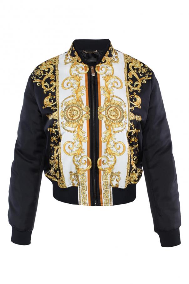 Black Bomber jacket Versace Vitkac GB